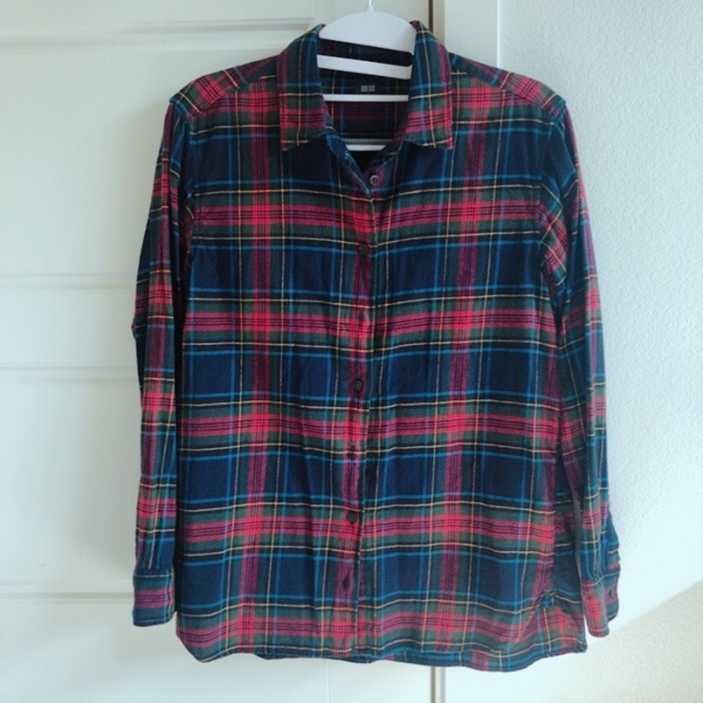 Uniqlo. Plaid shirt.NEW